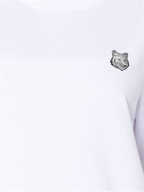 Bold fox head patch comfort tee shirt MAISON KITSUNE | MW00111KJ0119P100